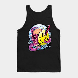 smiling skull Tank Top